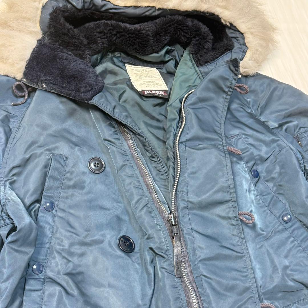 80s ALPHA N3B USA製 旧タグ 3本タグ ミリタリージャケット