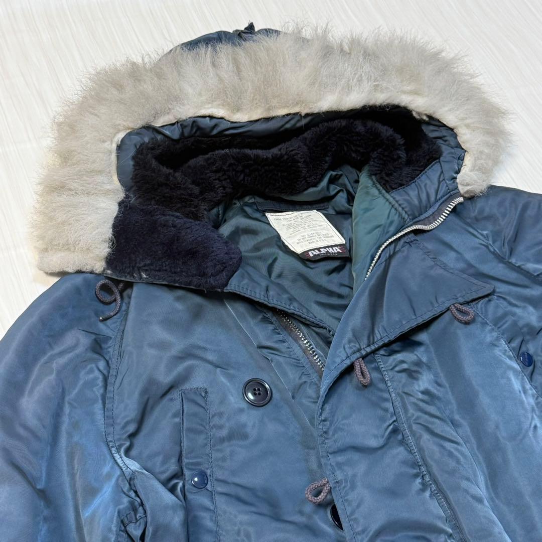 80s ALPHA N3B USA製 旧タグ 3本タグ ミリタリージャケット