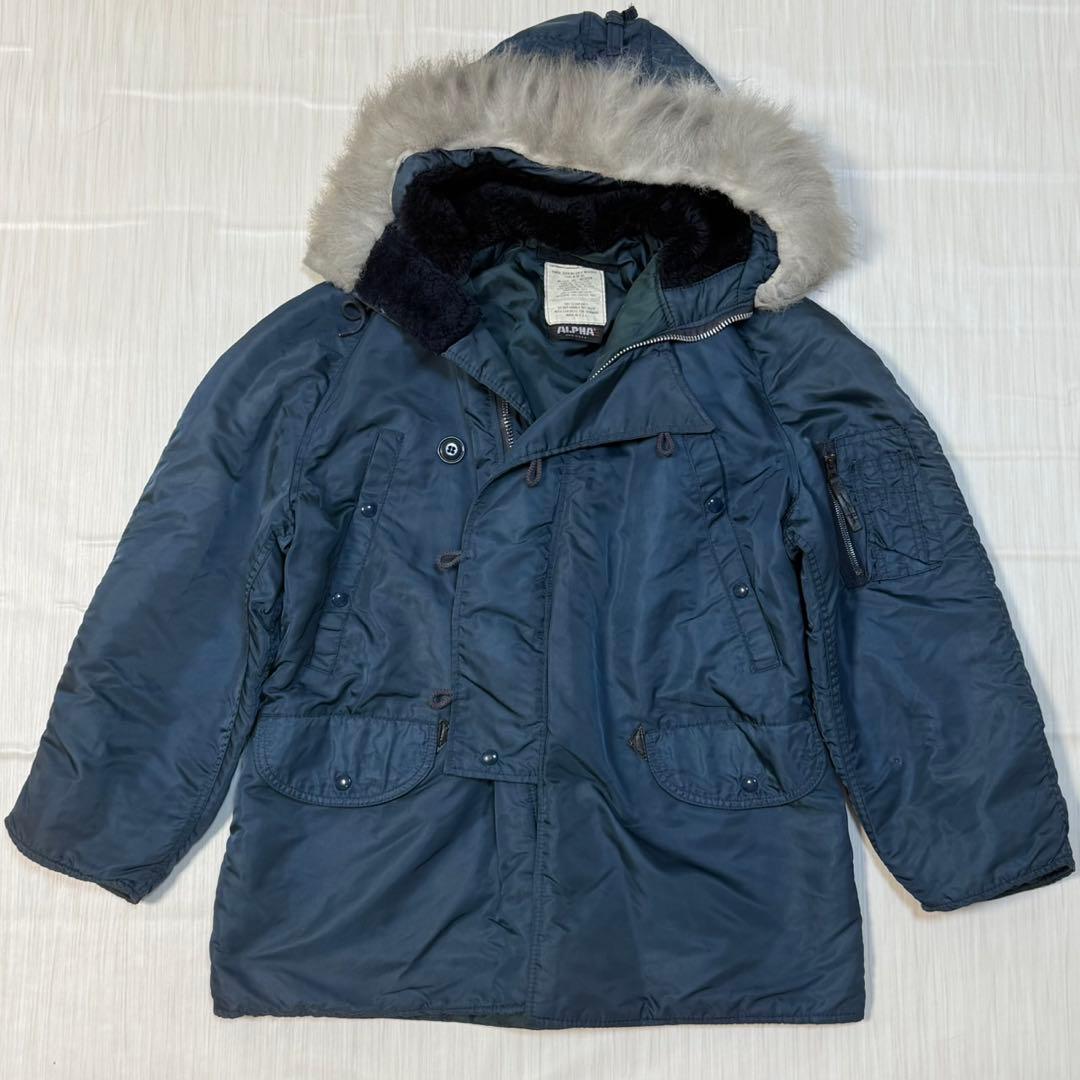 80s ALPHA N3B USA製 旧タグ 3本タグ ミリタリージャケット