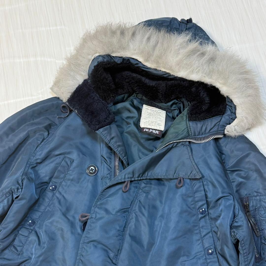 80s ALPHA N3B USA製 旧タグ 3本タグ ミリタリージャケット