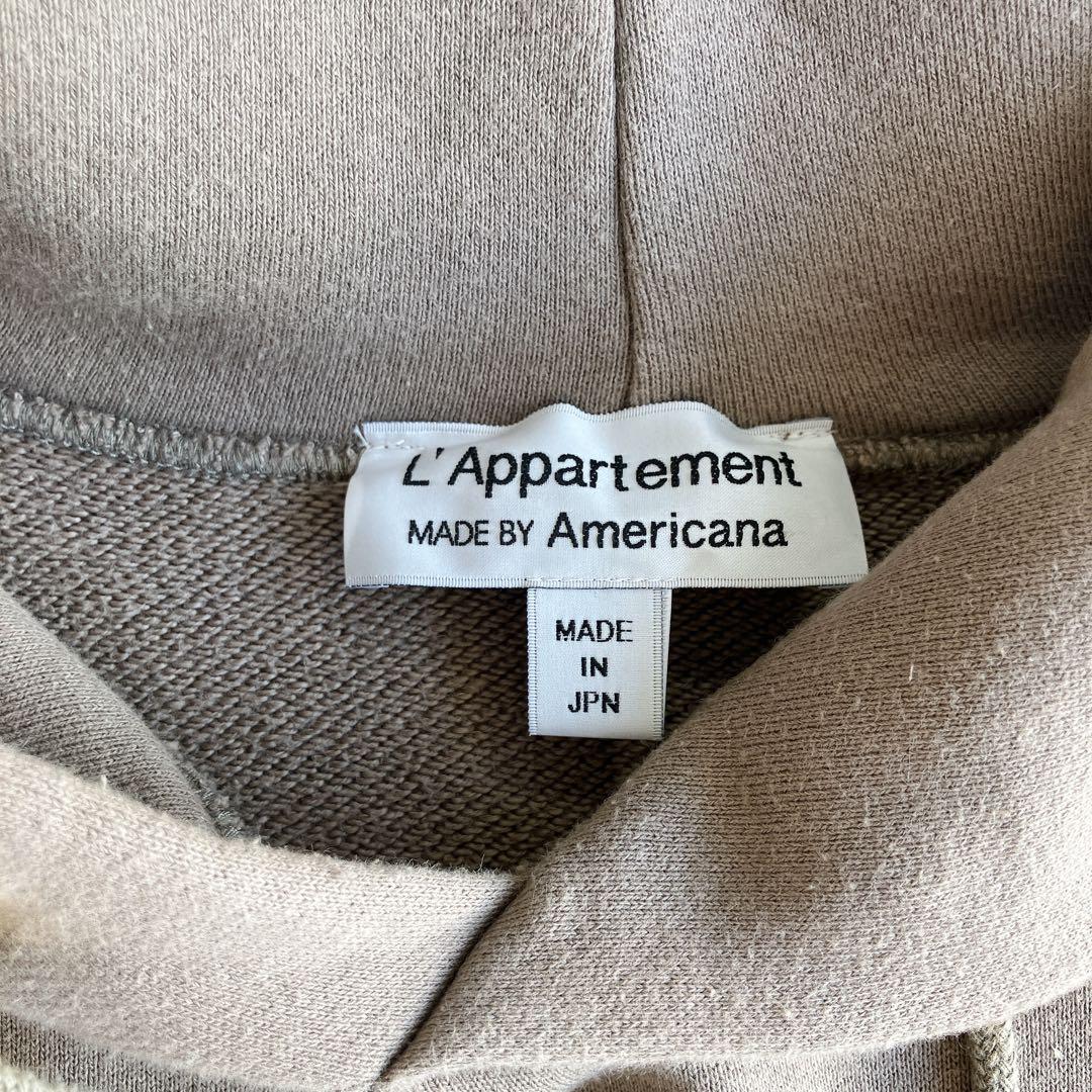 L'Appartementアパルトモン ノースリーブフーディプルオーバー