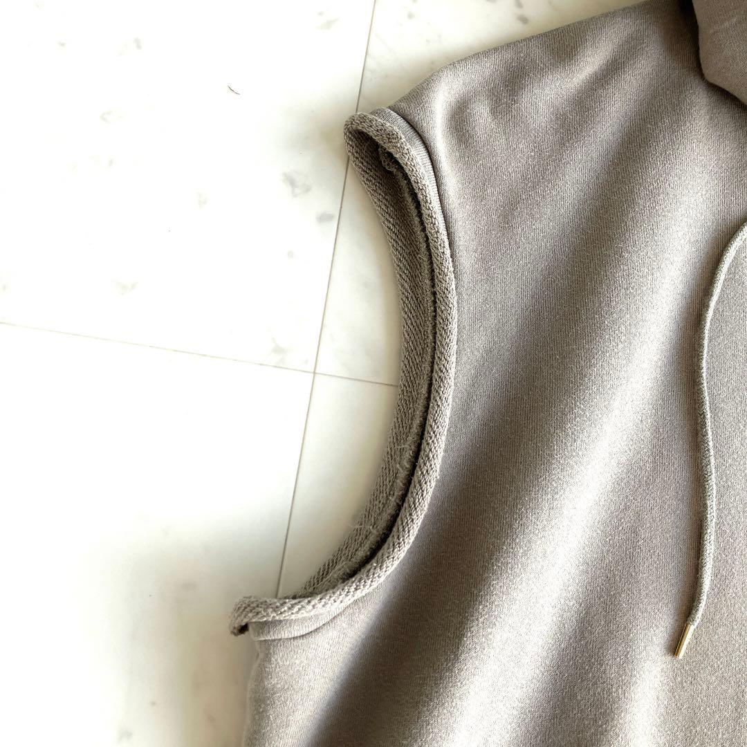 L'Appartementアパルトモン ノースリーブフーディプルオーバー