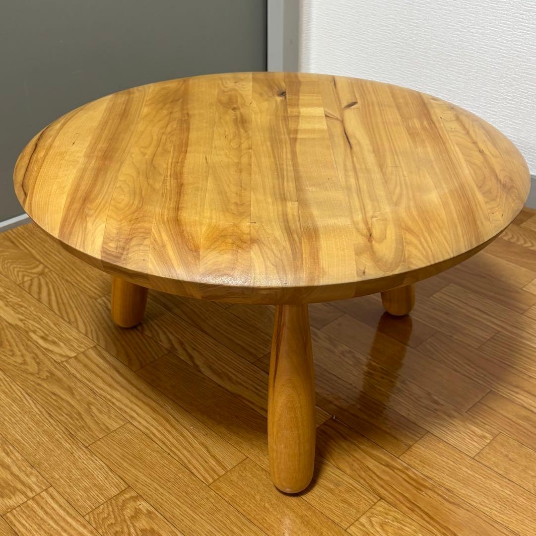 廃盤 IKEA PS KARLJOHAN ビンテージローテーブル バーチ無垢材