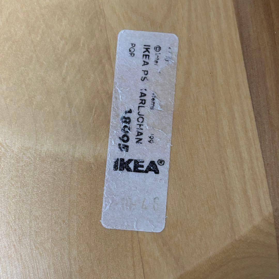 廃盤 IKEA PS KARLJOHAN ビンテージローテーブル バーチ無垢材