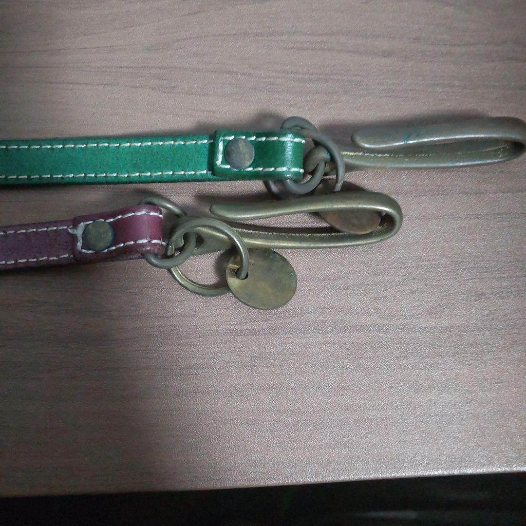 未使用　革蛸　ウォレットチェーン　+他オマケ