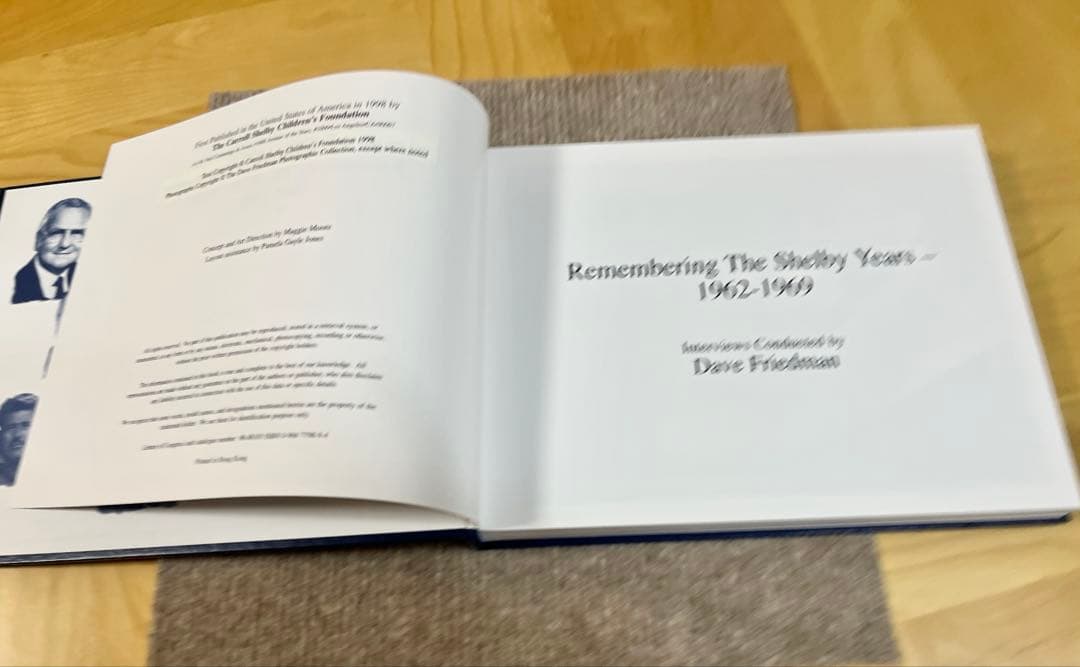 Remembering the Shelby years1962-1969英語版