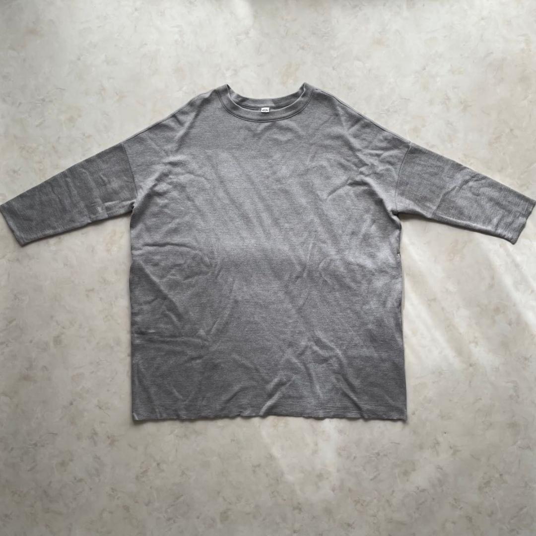 極美品 定価4.4万 2024AW 45R スムースのチュニック ワンピース