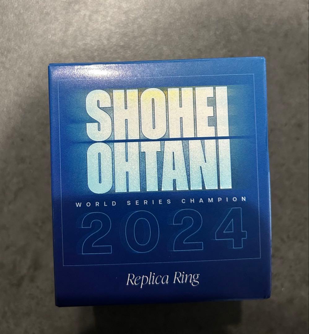 8/6 球場配布　大谷翔平　ワールドチャンピオン　優勝記念　リング