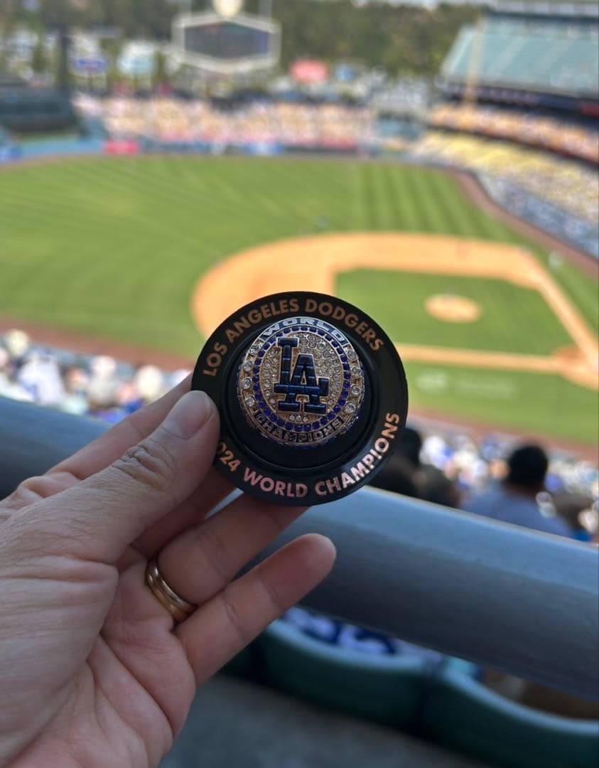 8/6 球場配布　大谷翔平　ワールドチャンピオン　優勝記念　リング