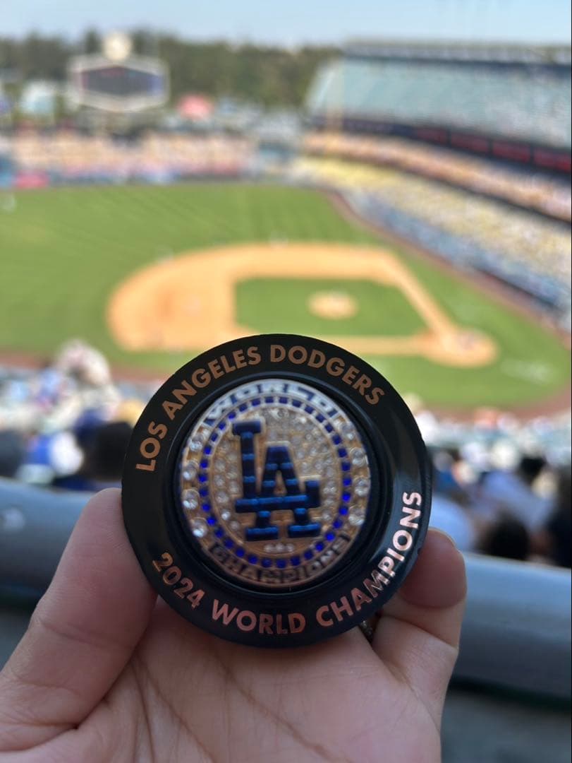 8/6 球場配布　大谷翔平　ワールドチャンピオン　優勝記念　リング