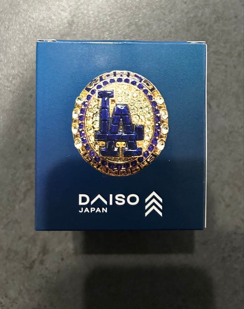 8/6 球場配布　大谷翔平　ワールドチャンピオン　優勝記念　リング