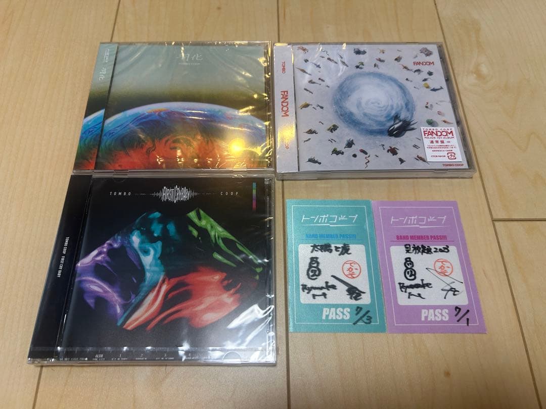 トンボコープ　CD サイン入りステッカー　セット