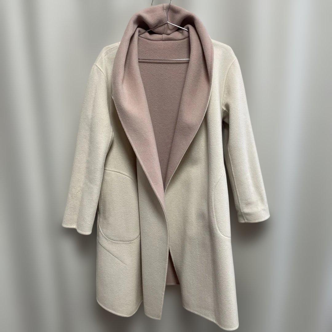 【大幅お値下げ】キヨコタカセ　カシミヤ100% リバーシブルコート