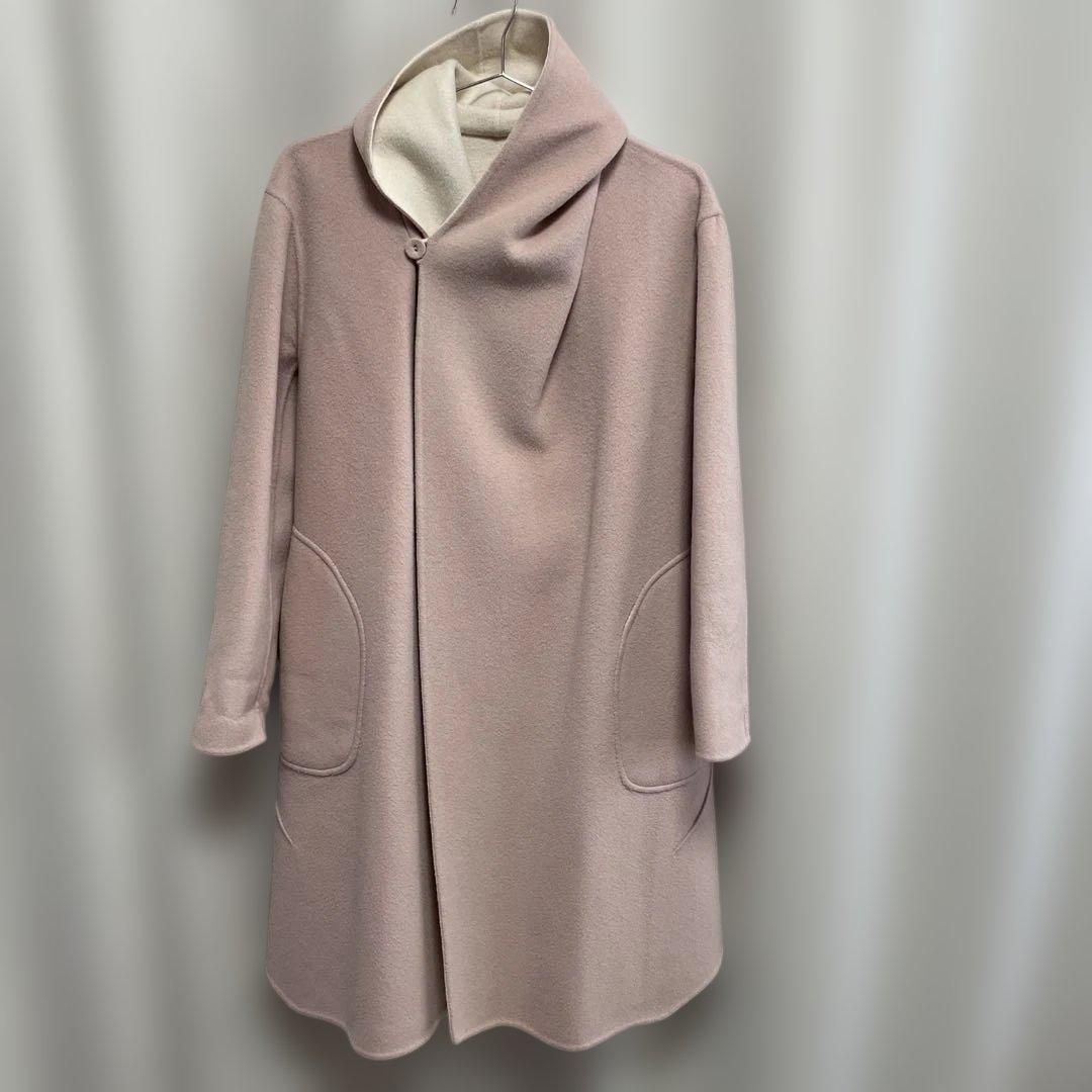 【大幅お値下げ】キヨコタカセ　カシミヤ100% リバーシブルコート