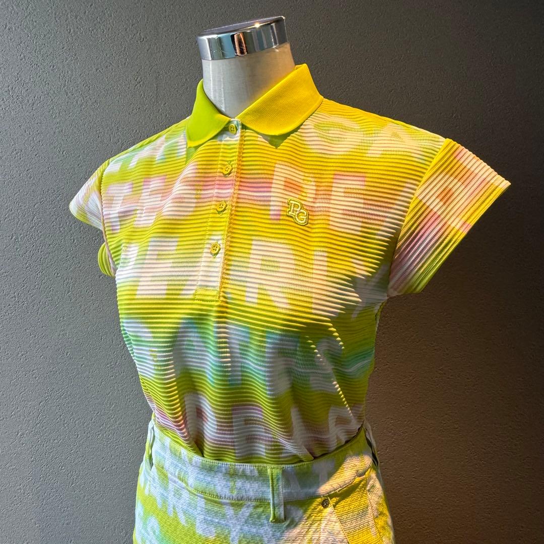 【美品】パーリーゲイツ レディースポロシャツ　原英莉花プロ着用モデル