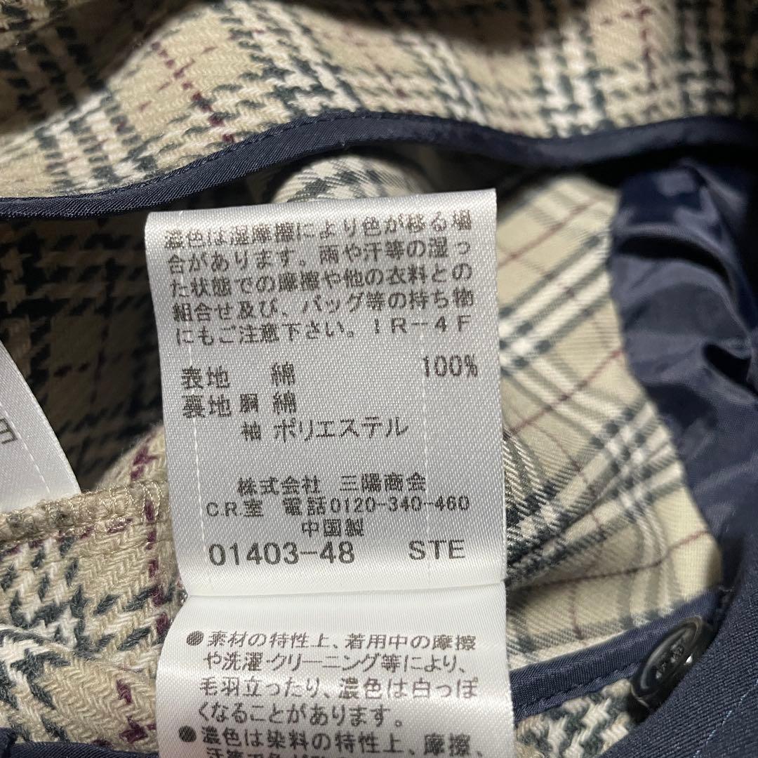 バーバリーブルーレーベル クレストブリッジ トレンチコート 36 ノバチェック