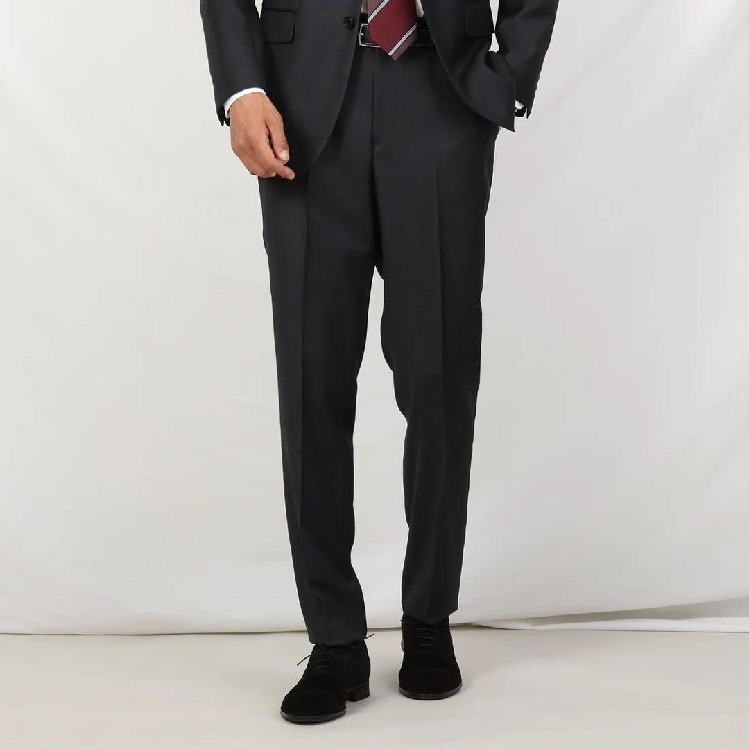 ※特典2点！ スリーピース スーツ ダークグレー タケオキクチ