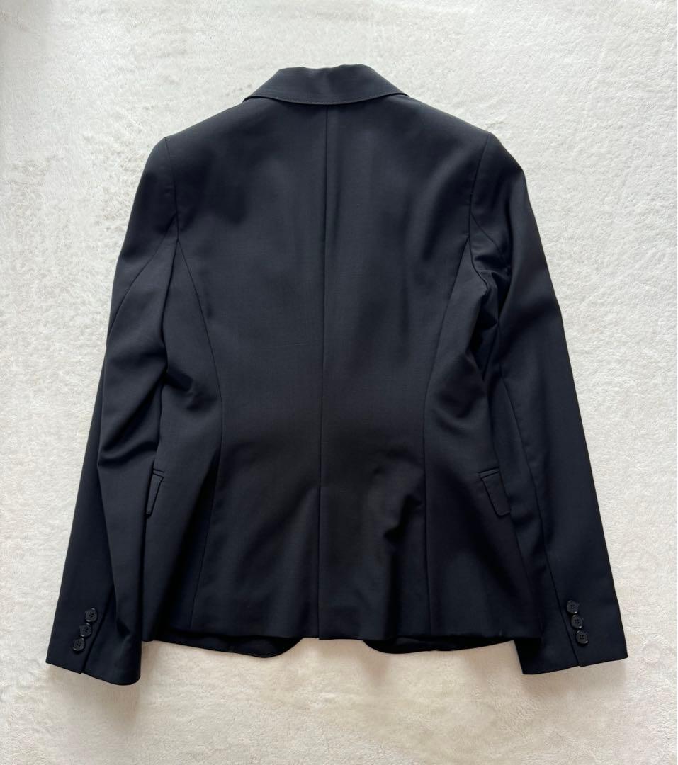 【タグ付き♡未使用品】インディヴィ　スカートスーツ　ブラック無地