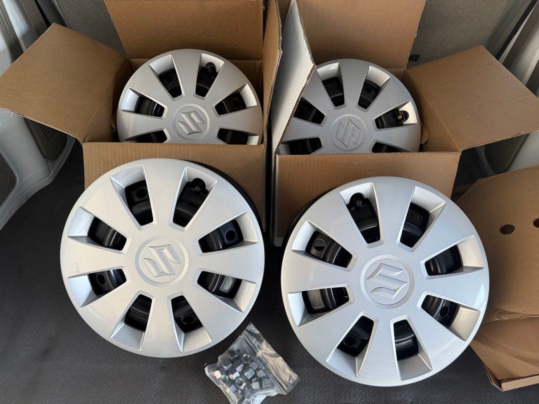 え*ん様 スズキ エブリィ12インチホイール 4個セット新車外し品