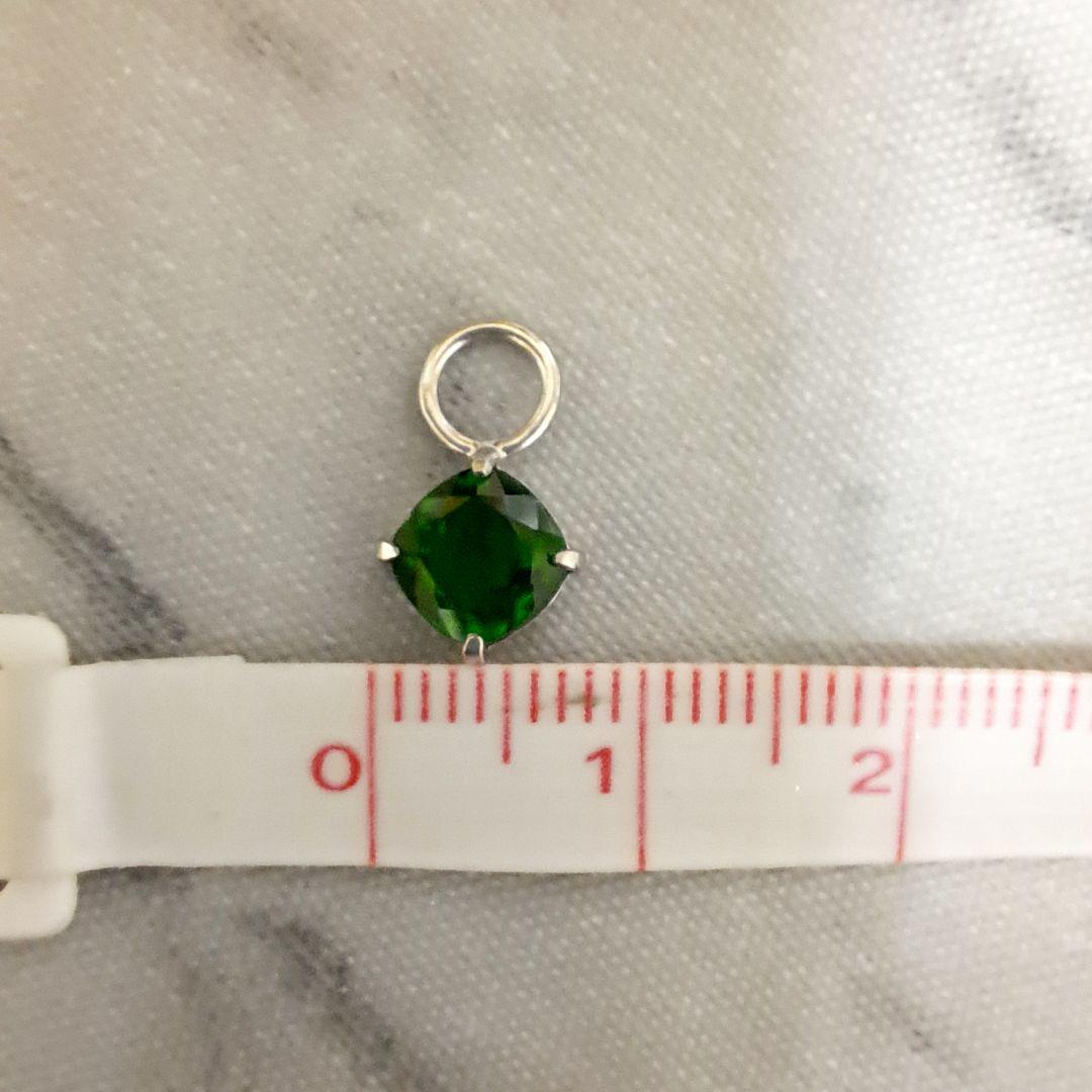 【新品未使用】プラチナ クロムダイオプサイト チャーム GSTV