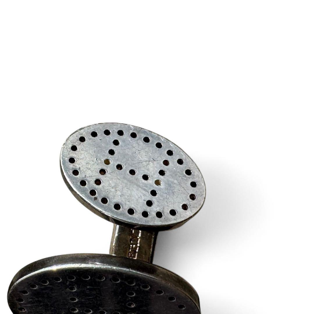 美品　エルメス　カフス　カフリンクス　エヴリン　エクリプス　Hロゴ　シルバー