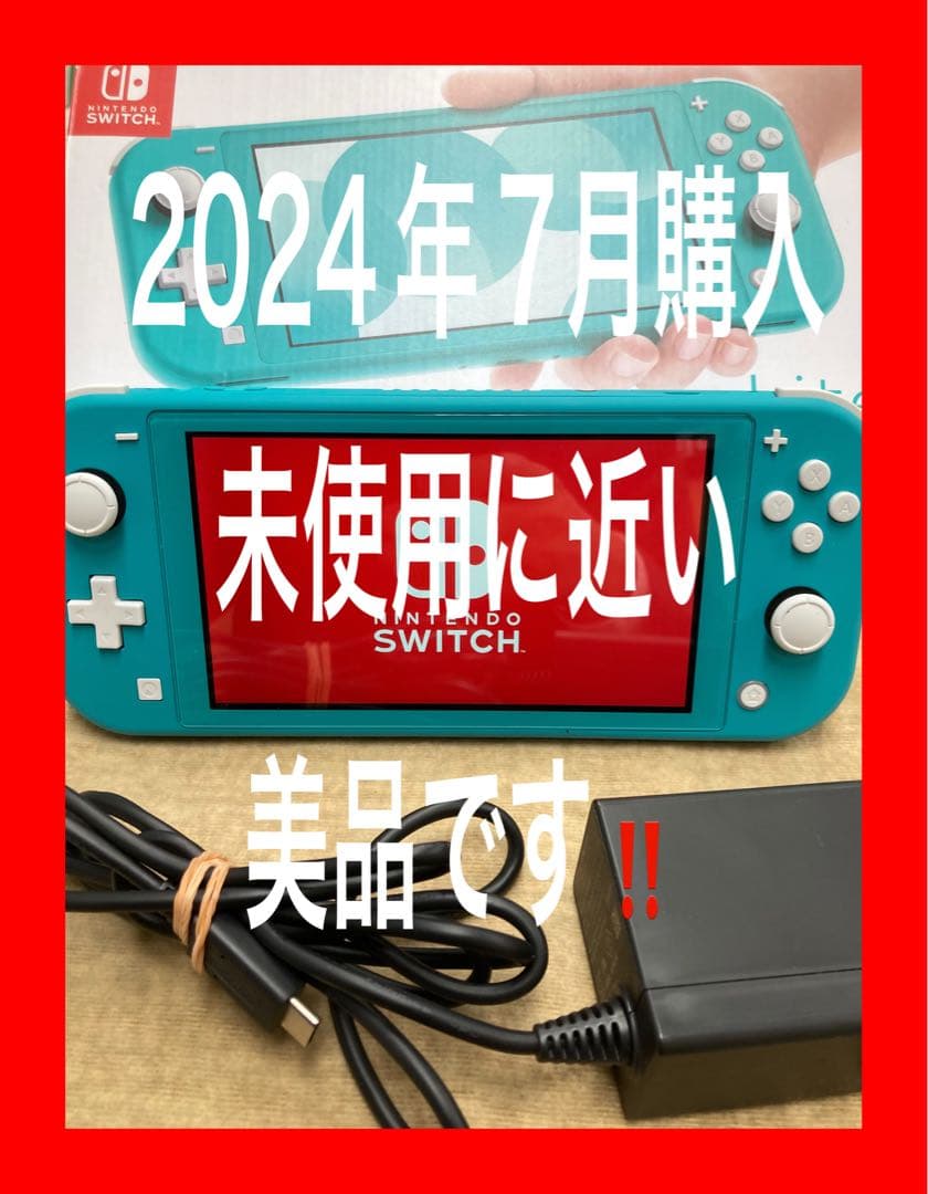 2024年・7月購入品❗️NINTENDO SWITCH LITE ターコイズ