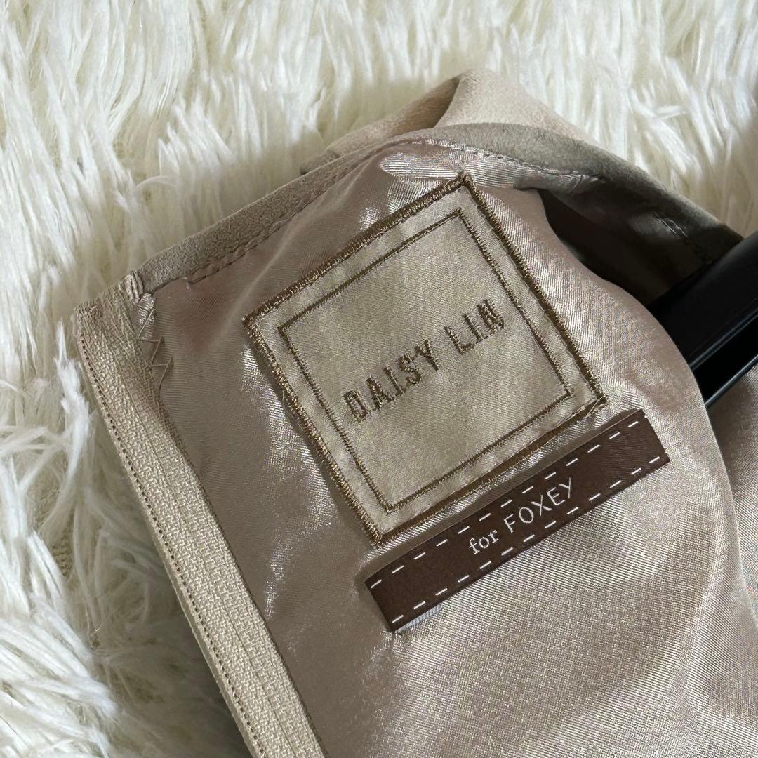 極美品✨ロゴプレート 9.9万 デイジーリン フォクシー スエードワンピース