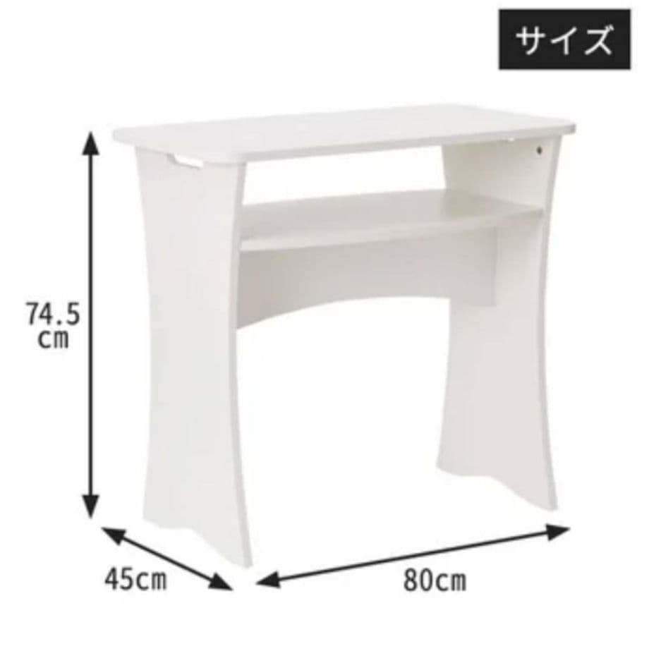 ネイルテーブル　ホワイト 大理石風テーブル