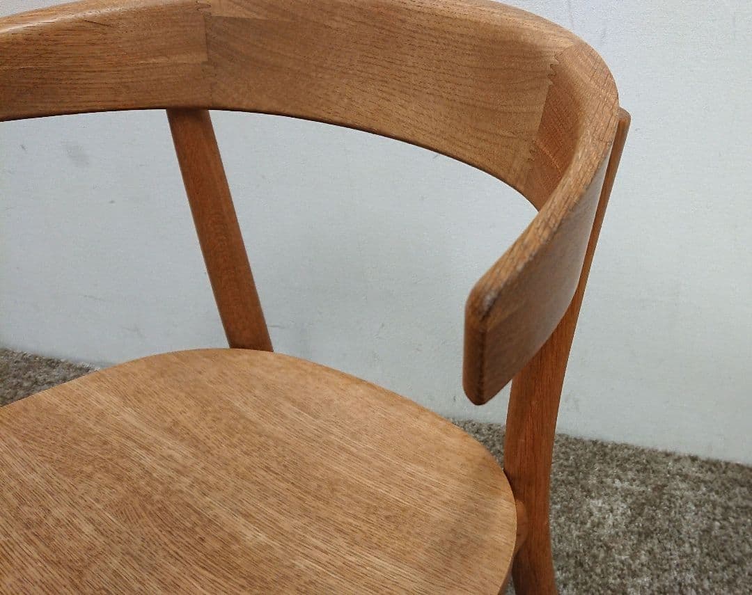 しんご オーク無垢材チェア オイル仕上げ ダイニングチェア-1