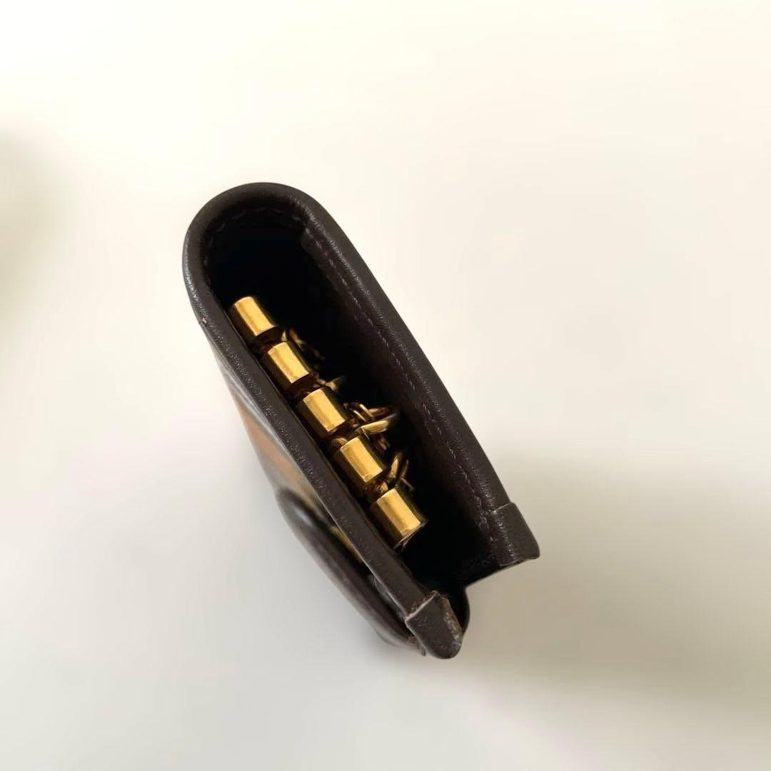 【未使用】バーバリーBURBERRY 4連キーケース