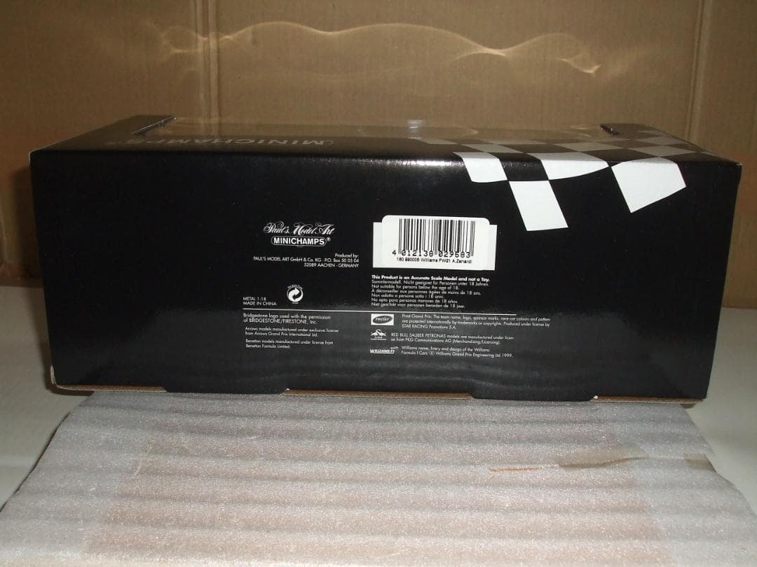 ウィリアムズ　FW２１　１９９９　A・ザナルディ　#５　ミニチャンプス　１／１８