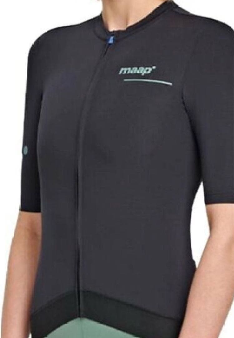  サイクルジャージ 半袖 ブラック　レディース