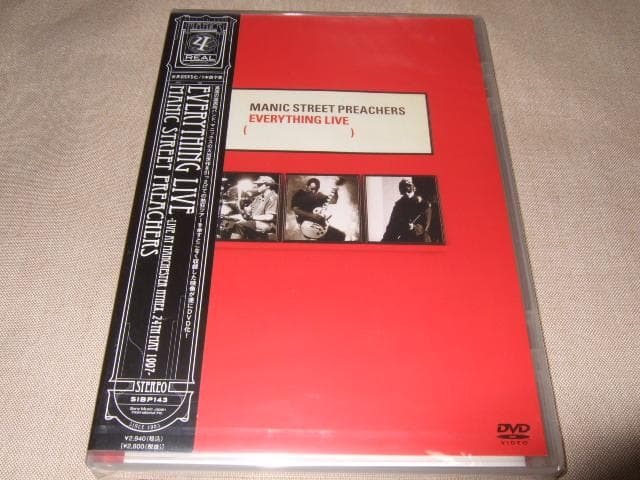 MANIC STREET PREACHERS,国内盤,新品未開封,ライブDVD