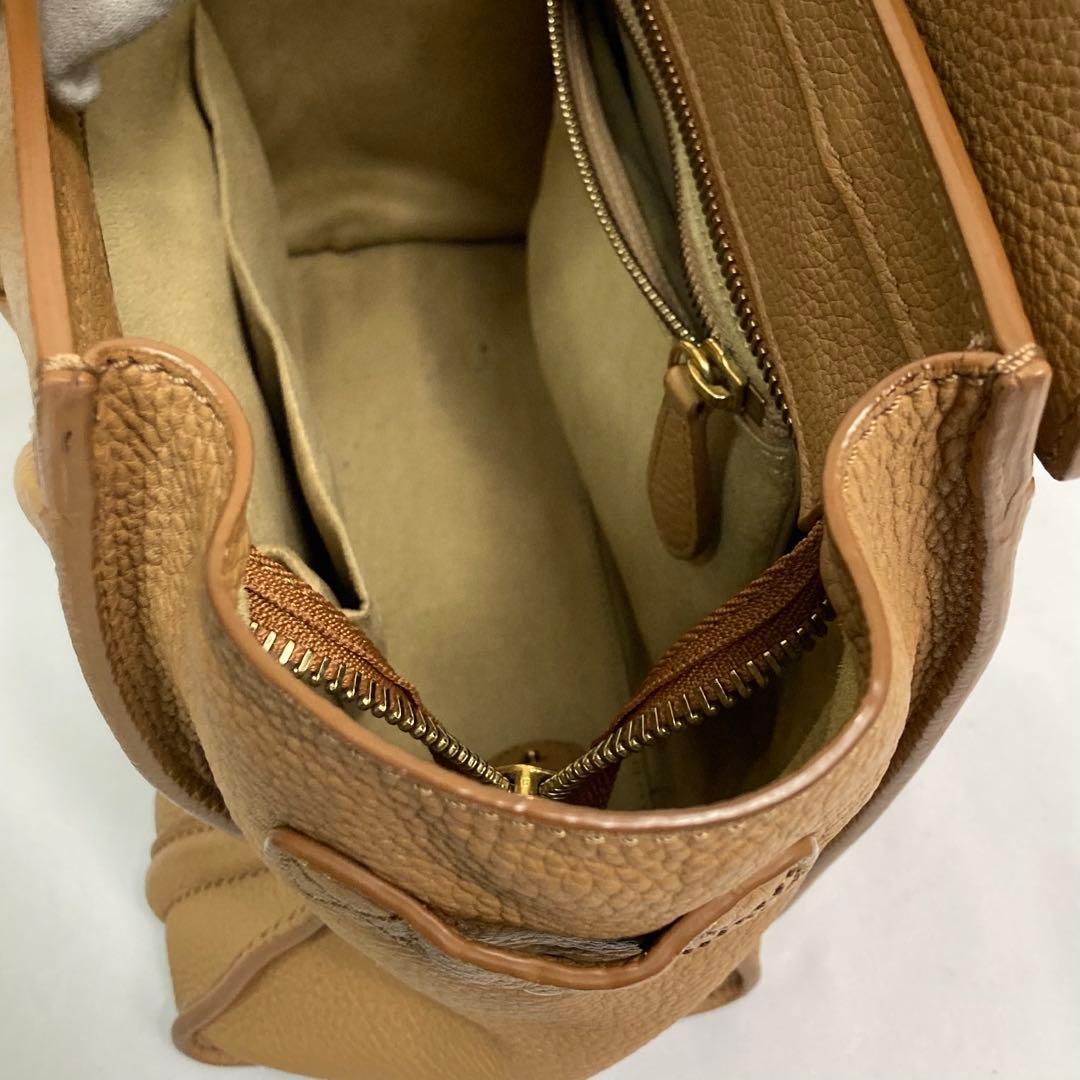 【美品】CELINE セリーヌ　ラゲージマイクロ　キャメル　トートバッグ