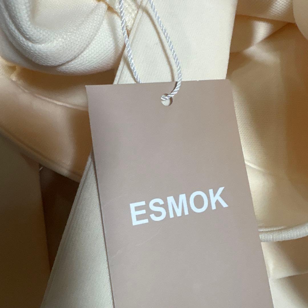 【ESMOK】suspender elegant pants パンツ ホワイト