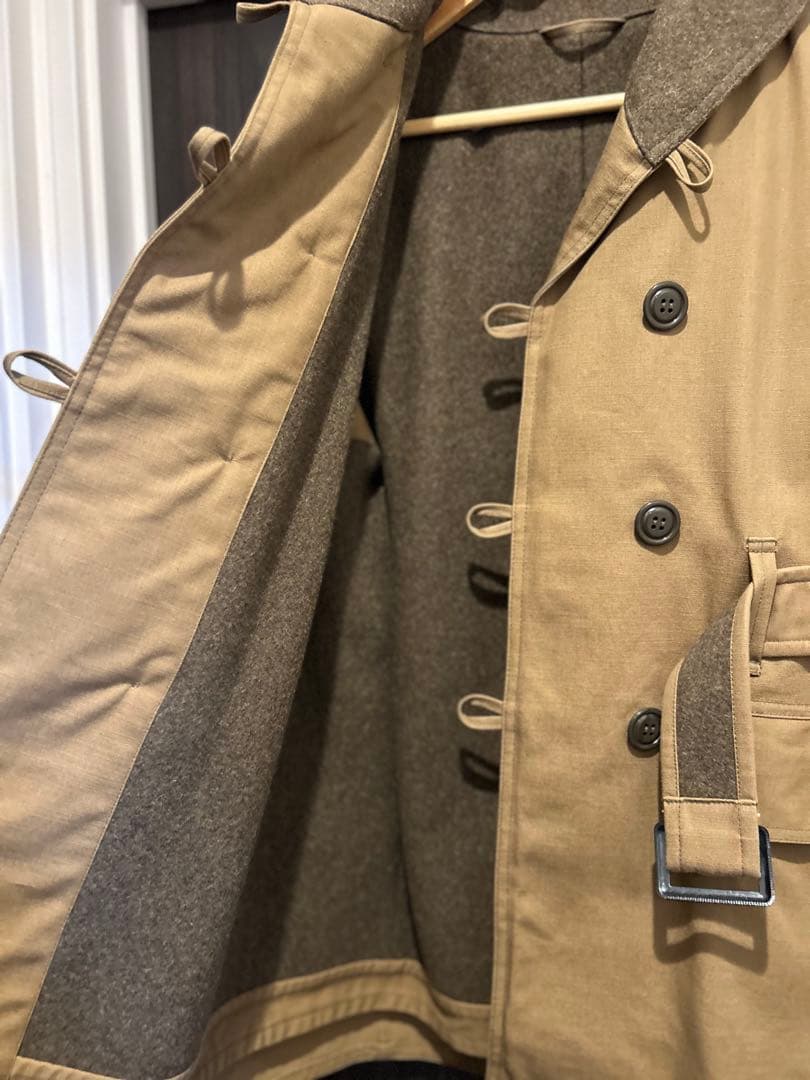 さ*と様 未使用　リアルマッコイズ　ジープコート　ステンシルカスタム　ミリタリー