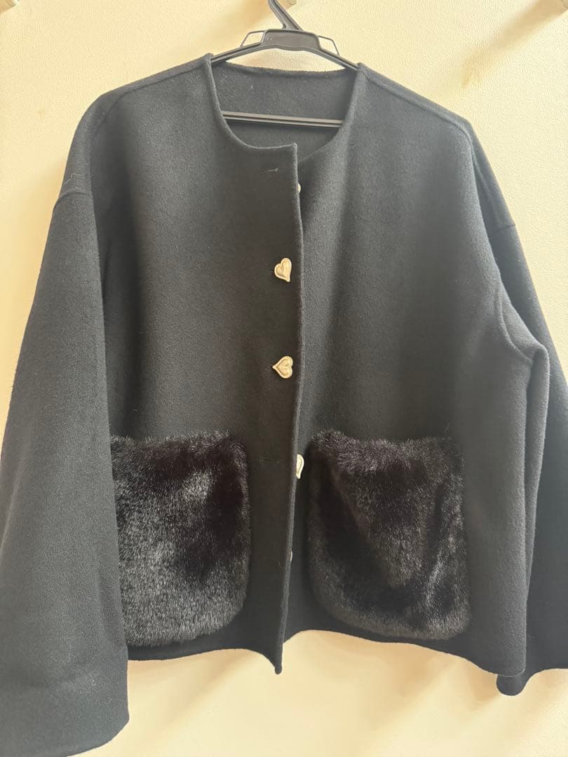 ジャケット・アウター gypsohila GPT-601 Fur Pocket  Coat