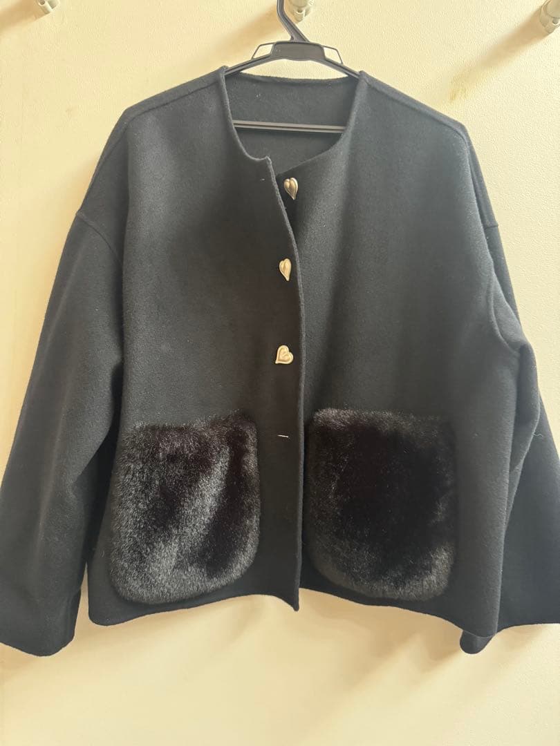 ジャケット・アウター gypsohila GPT-601 Fur Pocket  Coat