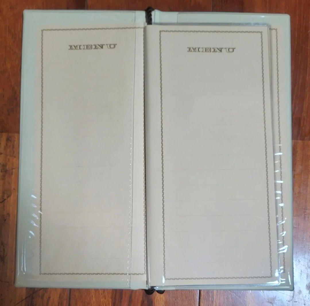 新品■メニュー表10冊セット　喫茶純喫茶カフェbarスナック経営高級menu