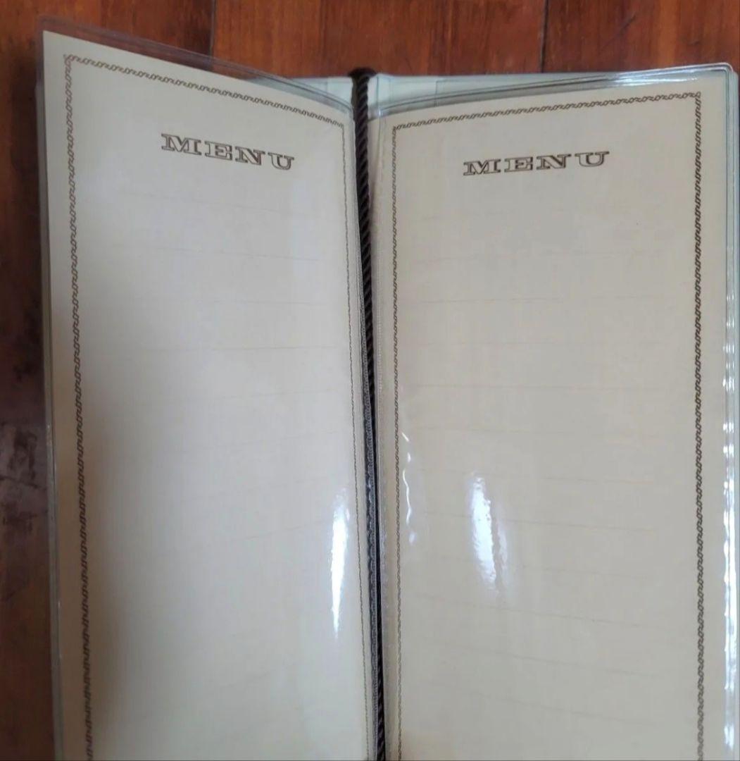 新品■メニュー表10冊セット　喫茶純喫茶カフェbarスナック経営高級menu
