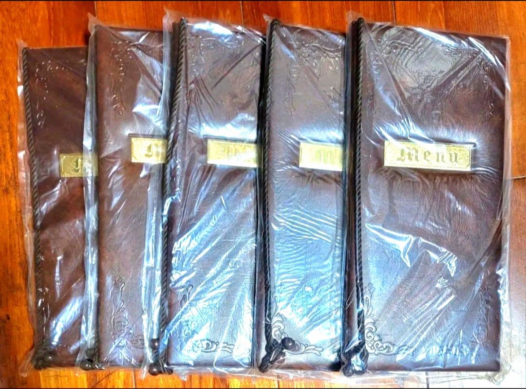 新品■メニュー表10冊セット　喫茶純喫茶カフェbarスナック経営高級menu