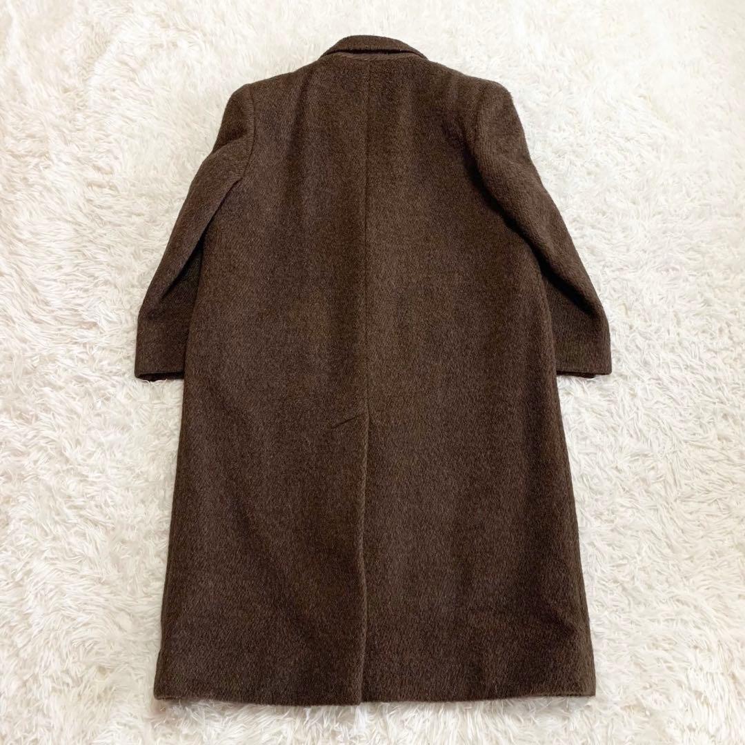 超希少素材アルパカ✨　バーバリーズ　チェスターコート　ブラウン