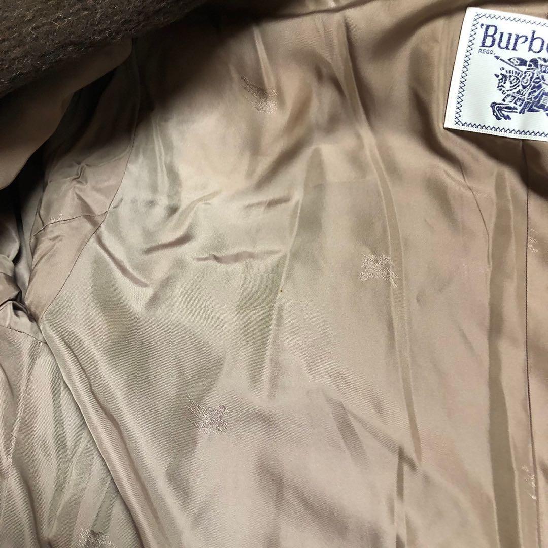 超希少素材アルパカ✨　バーバリーズ　チェスターコート　ブラウン