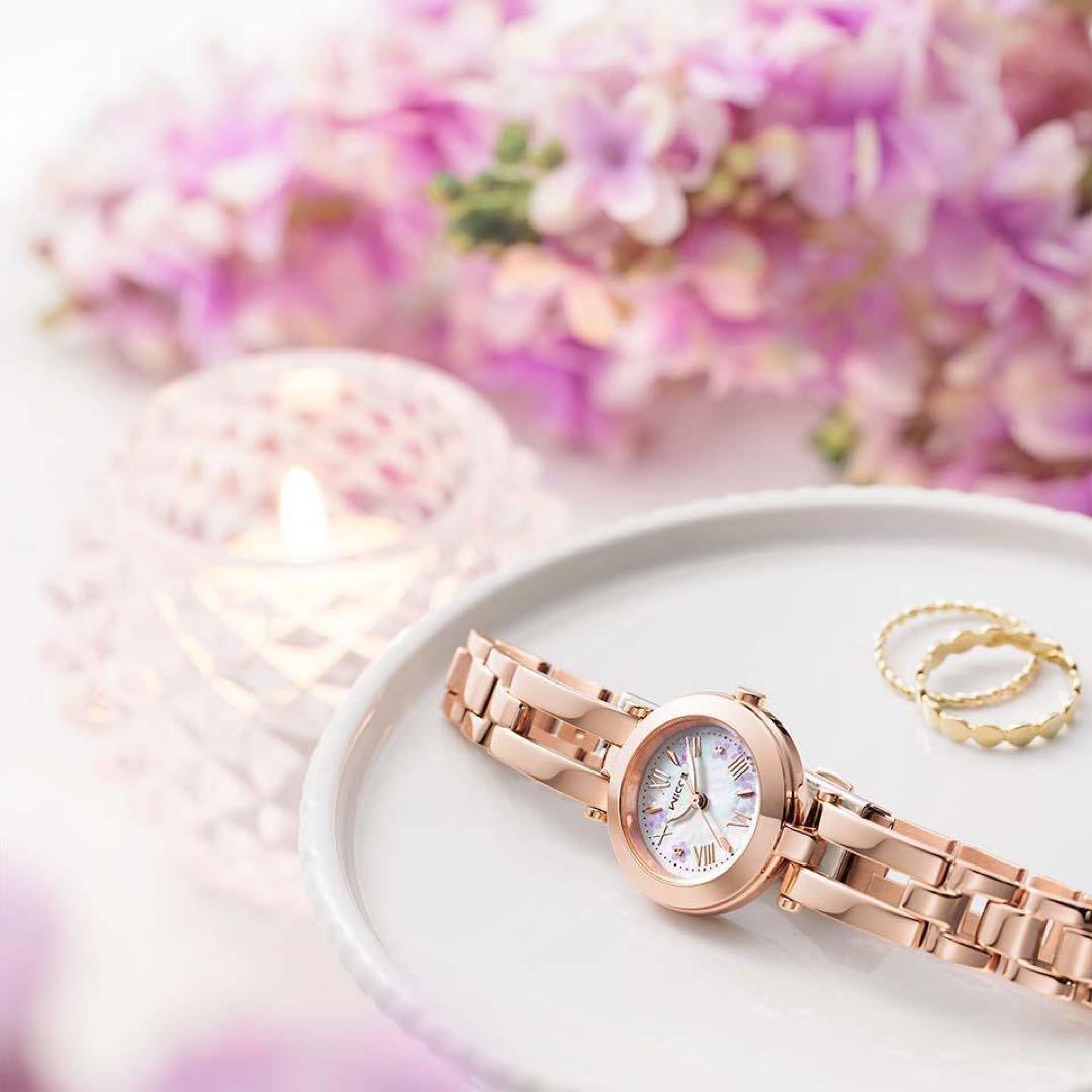 【SALE】シチズン wicca ウィッカ ハーフバングル ライラック 限定