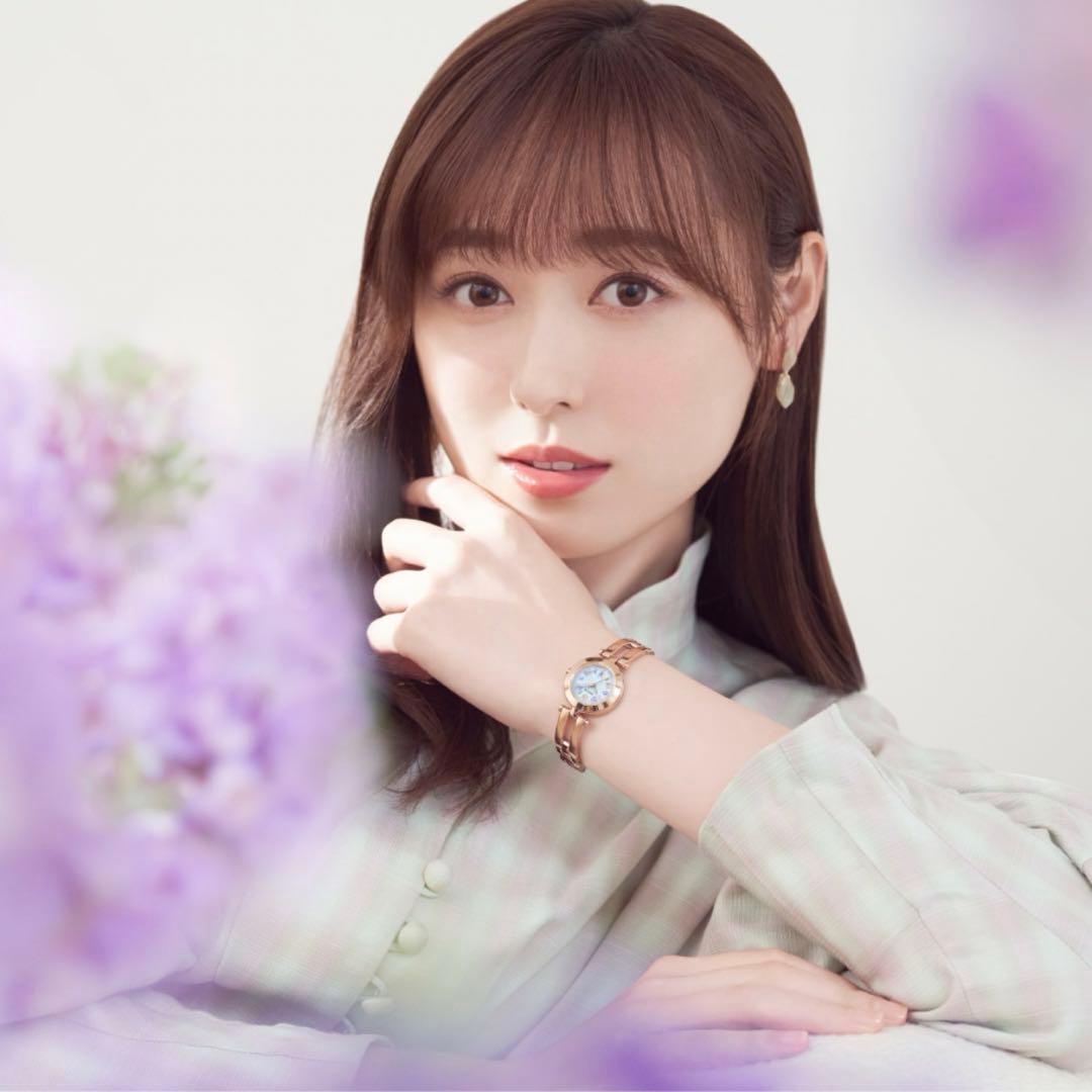 【SALE】シチズン wicca ウィッカ ハーフバングル ライラック 限定