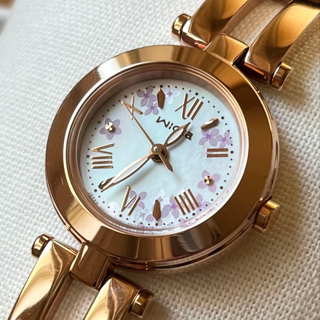 【SALE】シチズン wicca ウィッカ ハーフバングル ライラック 限定