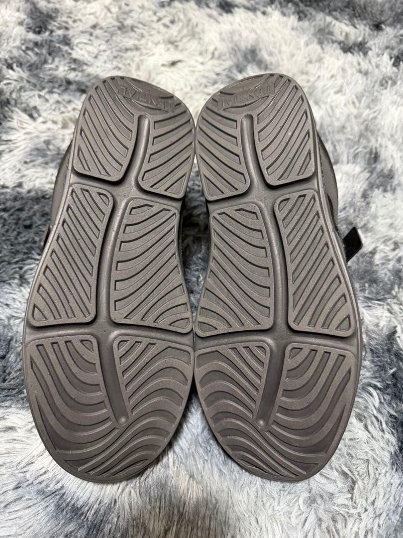 新品　Lサイズ TENTIAL テンシャル　リカバリーサンダル　ボア　ブラック