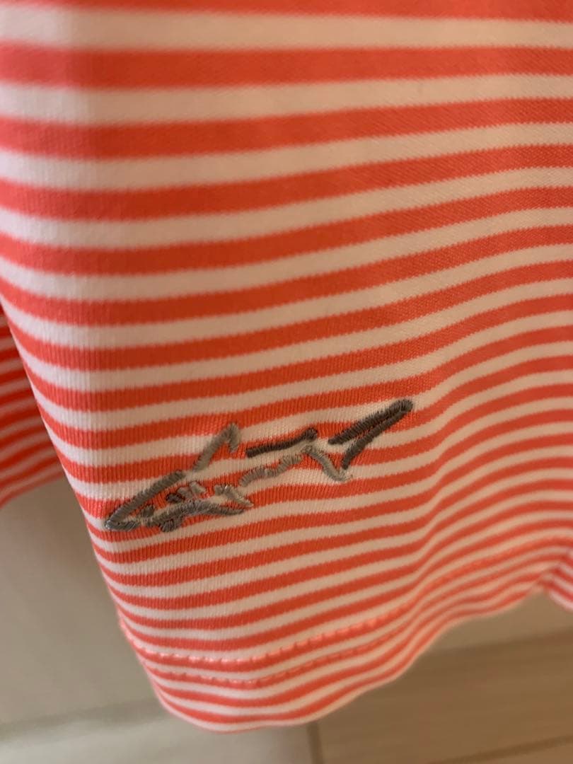 Ko Olina ピンクストライプ ポロシャツ　グレックノーマン