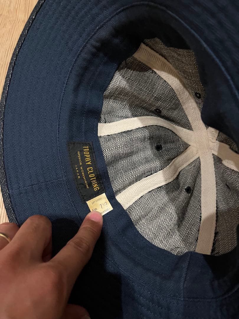 トロフィークロージング　デニム　バケットハット