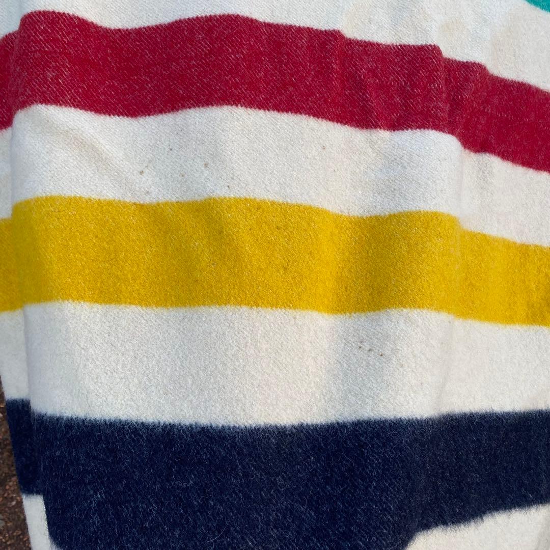 HUDSON'S BAY 4ポイントブランケット ヴィンテージ 50s